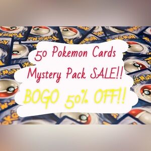 UPDATED 100 Pokemon Card Mystery Bundles! ✨GUARANTEED TO INCLUDE RARES & HOLOS!✨